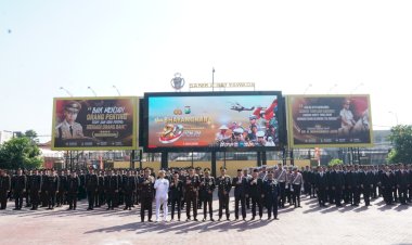 Upacara-Hari-Bhayangkara-ke-80,-Polresta-Sidoarjo-Teguhkan-Komitmen-Melayani-Masyarakat