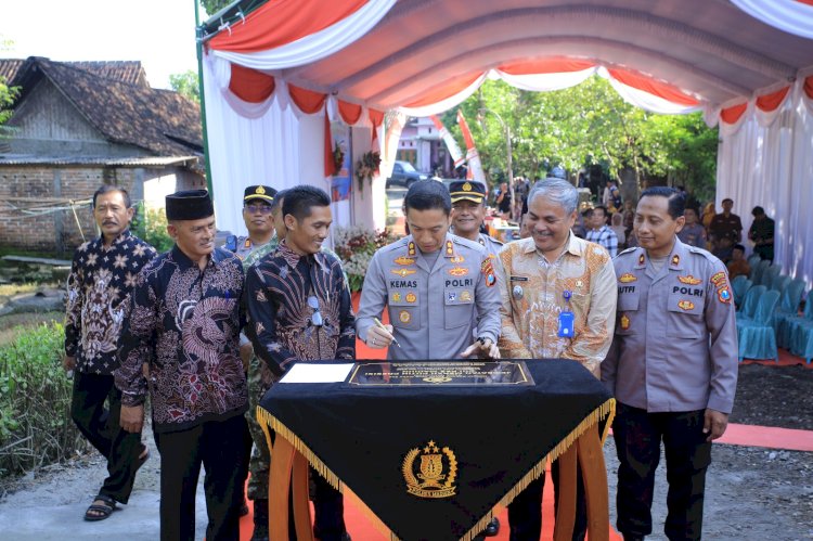 Polres Madiun Resmikan Jembatan Merah Putih Presisi, Akses Warga Kini Lebih Aman