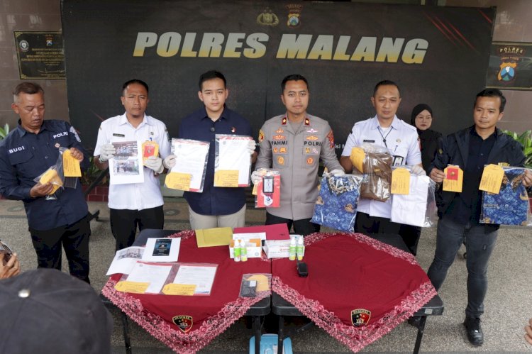 Polres Malang Bongkar Modus Penipuan Berkedok Program UMKM Dua Tersangka Diamankan